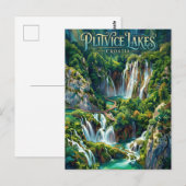 Carte Postale Plitvice Lakes Croatia (Devant / Derrière)