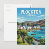Carte Postale Plockton Écosse (Devant / Derrière)