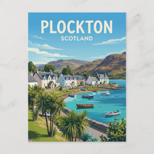 Carte Postale Plockton Écosse
