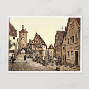 Carte Postale Ploenlein, Rothenburg (c.-à-d. ob der Tauber), Bav