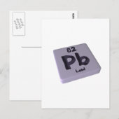 Carte Postale Plomb (Devant / Derrière)