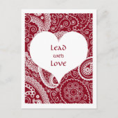 Carte postale Plomb avec amour (Devant)