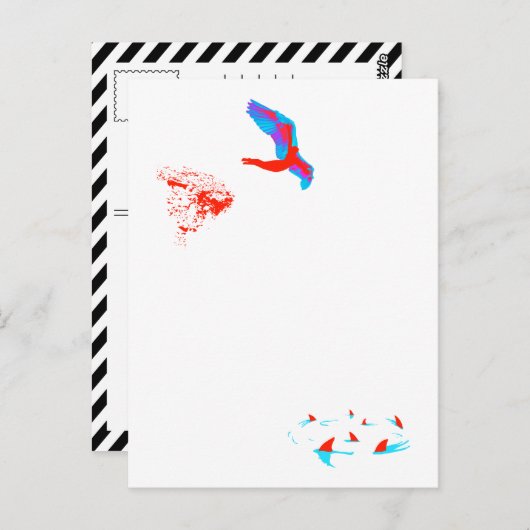 Carte Postale plongée (Devant / Derrière)