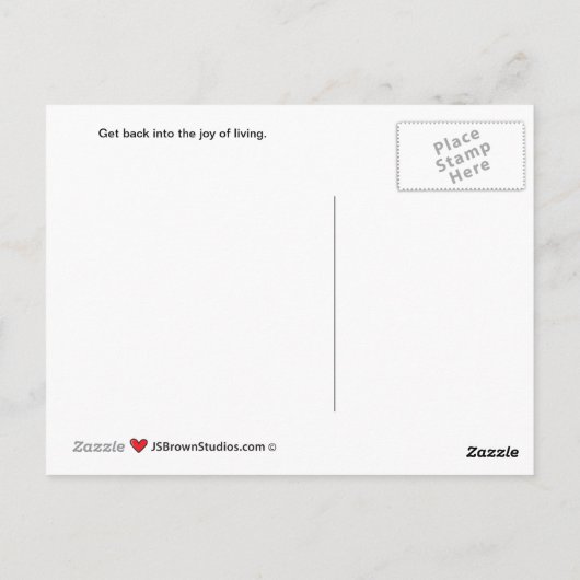 Carte postale Plongée dans_B_ (Dos)