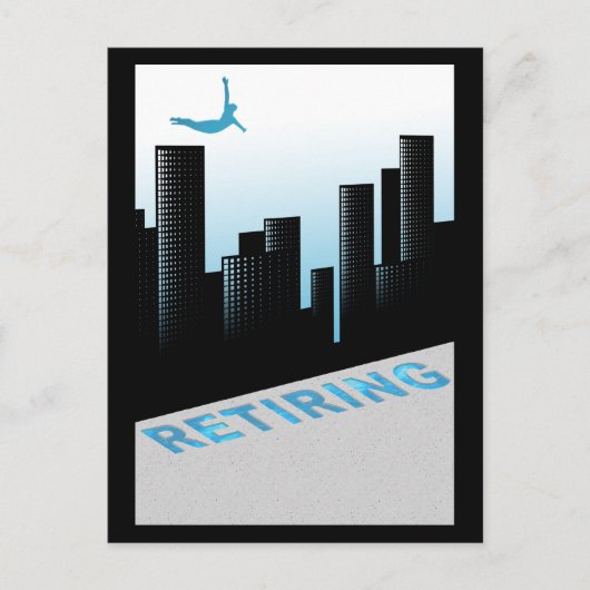 Carte Postale plongée dans la retraite (Devant)