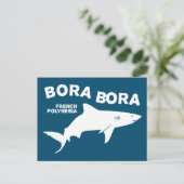 Carte Postale Plongée De Requin À Bora Bora (Debout devant)