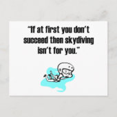 Carte Postale Plongée en ciel (Devant)