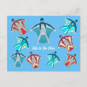 Carte Postale Plongée en ciel (Devant)