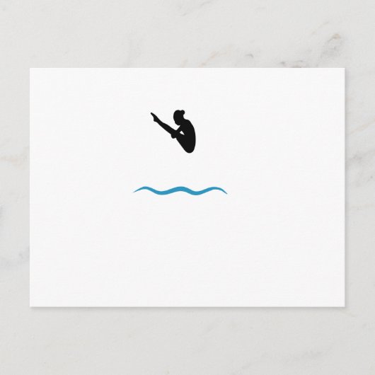Carte Postale Plongée en Springboard (Devant)