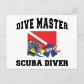 Carte Postale Plongée Master SCUBA Diver (Devant)