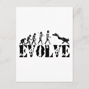 Carte Postale Plongée Plongée Evolution Sports Art