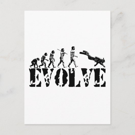 Carte Postale Plongée Plongée Evolution Sports Art (Devant)