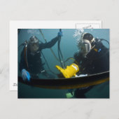 Carte Postale Plongée sous-marine (Devant / Derrière)