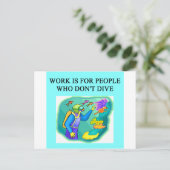 Carte Postale plongée sous-marine (Debout devant)