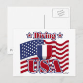 Carte Postale Plongée USA (Devant / Derrière)