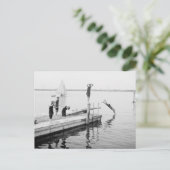 Carte Postale Plongeon du quai, 1904 (Debout devant)