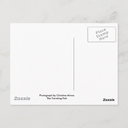 Carte Postale Plonger (Dos)