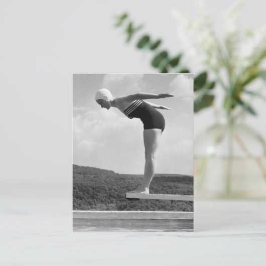 Carte Postale Plongeur (Debout devant)