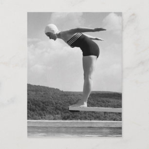 Carte Postale Plongeur