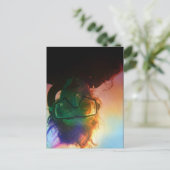 Carte Postale plongeur coloré (Debout devant)