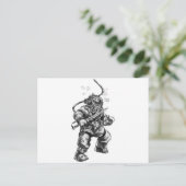 Carte Postale Plongeur de mer profonde (Debout devant)