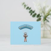 Carte Postale Plongeur léger Sky Girl (Debout devant)