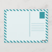 Carte Postale plongeur rétro (Dos)