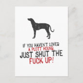 Carte Postale Plott Hound (Devant)