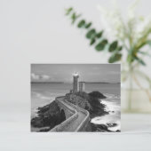 Carte Postale Plouzane noir et blanc (Debout devant)