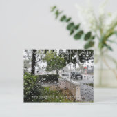 Carte postale pluie (Debout devant)
