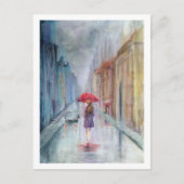 Carte Postale Pluie (Devant)