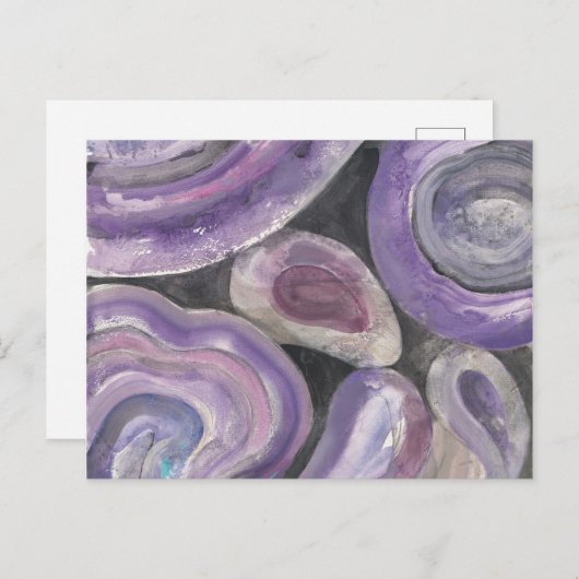 Carte Postale Pluie circulaire (Devant / Derrière)