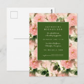 Carte Postale PLUIE DE CADEAUX | Roses de Chou à l'Ancienne (Devant / Derrière)