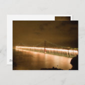 Carte Postale Pluie de feux d'artifice (Devant / Derrière)