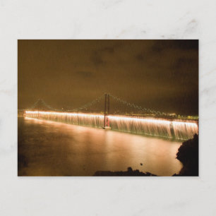 Carte Postale Pluie de feux d'artifice