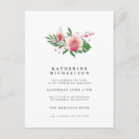 PLUIE DE MARIAGE | Fleurs tropicales d'orchidée ro