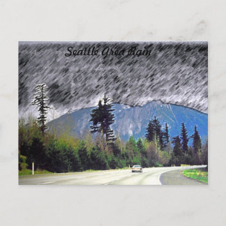 Carte Postale Pluie de Seattle