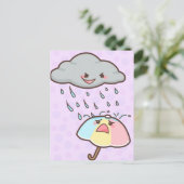 Carte postale Pluie Hurle (Debout devant)