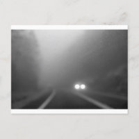 Pluie nocturne - approche des phares