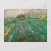 Carte Postale Pluie par Vincent van Gogh (1889) (Devant)