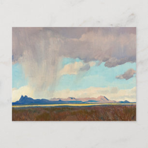 Carte Postale Pluie pour le Golfe par Maynard Dixon