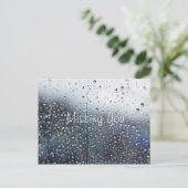 Carte Postale Pluie sur mesure manquante (Debout devant)