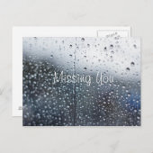 Carte Postale Pluie sur mesure manquante (Devant / Derrière)
