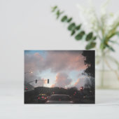 Carte Postale Pluie tombée au coucher du soleil à San Luis Obisp (Debout devant)