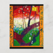 Carte Postale Plum à fleurs (après Hiroshige), Van Gogh (Devant)