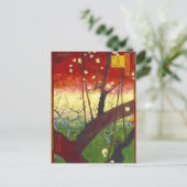 Carte Postale Plum à fleurs (Hiroshige) Van Gogh Art (Debout devant)