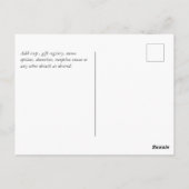 Carte Postale Plum Ginger Fuchsia Mariage Floral Invite Budget (Dos)