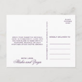 Carte Postale Plum Indian Paisley Merci (Dos)