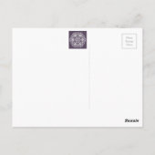 Carte Postale Plum Mandala (Dos)