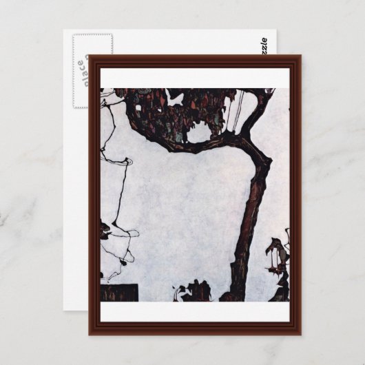 Carte Postale Plum Tree Par Schiele Egon (Devant / Derrière)